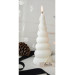 Large Size Scented Soy Wax Twisted Mobile Candle White