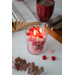 Large Size Scented Soy Wax Glass Cup Heart Candle