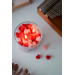 Large Size Scented Soy Wax Glass Cup Heart Candle