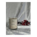 Candles Scented Candle Glass Cup Amber Scented White