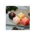 Decorative 4 Piece Multi Colored Scented Bubble Candle Set