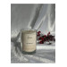 Candles Scented Candle Glass Cup Chocolate Scented White