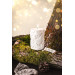 Butterfly Patterned Soy Wax Baton Candle White