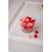 Heart Design Scented Soy Wax Glass Cup Heart Candle