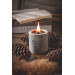 Vanilla Scented Wood Wick Concrete Natural Soy Wax Candle 14Cm