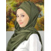 Topkapi Model Cross Draped Plain Patternless Ready Made Shawl