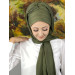 Topkapi Model Cross Draped Plain Patternless Ready Made Shawl