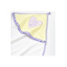 Biorganic Organic Towel Love You Baby Yellow Lavender