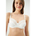 Hanna Underwire Minimizer Striped Single Bra