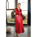 Nurteks Lace Satin Dressing Gown