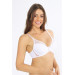 Women Underwire Tulle Detailed Minimizing Bra