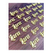 Plexiglass Name Tag 4Cm Named Gold Silver 25 Pieces