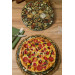 Set Of 2 32 Cm Porcelain Pizza And Serving Plate