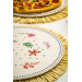 صحون تقديم بيتزا بورسلان قطعتين 32 سم Heda Porselen