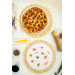 صحون تقديم بيتزا بورسلان قطعتين 32 سم Heda Porselen
