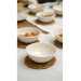 Set Of 6 Porcelain 10 Cm Breakfast Presentation Snack Bowls