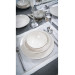 Platinum Gilded Porcelain 18 Piece Dinner Set For 6 People