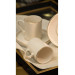 Gold Gilded 4 Piece Porcelain Coffee Set For 2 People