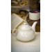 760 Ml Porcelain Strainless Teapot Off White Color