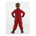 Claret Red Boy Space Jumpsuit