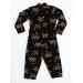 Casa Printed Laci Velvet Children Jumpsuit