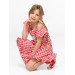 Plaid Sleeves Ruffled Girl Dress