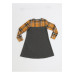 Plaid Piece Girl Dress