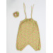 Pistachio Green Girls Jumpsuit Headband