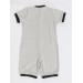 Gray Double Face Boy Jumpsuit