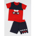 Monster Red Boy Shorts Set