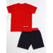 Monster Red Boy Shorts Set