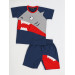 Navy Shark Boy Shorts Set