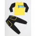 Original Yellow Black Trousers Tshirt Set