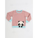 Panda Dried Rose Girl Sweatshirt