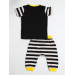 Rocker Striped Capri Tshirt Set