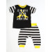 Rocker Striped Capri Tshirt Set