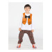 Spider Vest Printed Trousers Tshirt Set