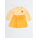 Sunflower Yellow Striped Girls Dress