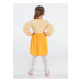 Sunflower Yellow Striped Girls Dress