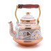 Copper Teapot, 1600 Ml-3200 Ml, White, Set Of Two