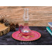 Copper Gas Lamp, Lilac, Set With Tray