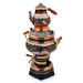 Copper Russian Style Electric Samovar, Colorful