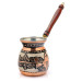 Copper Turkish Coffee Pot, Black, No 2