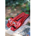 Red Patent Leather Bow Slippers