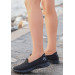 Black Stretch Ballerina Shoes