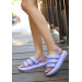 Lilac Skin Sandals