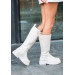 Skin Heeled Boots