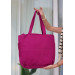 Purple Linen Bag