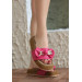 Fuchsia Skin Teddy Bear Slippers