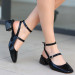 Black Patent Leather High Heel Shoes